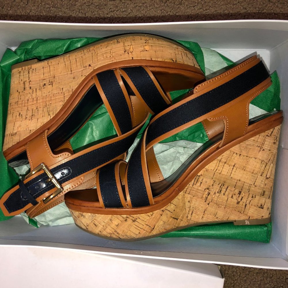 Tommy Hilfiger buckle wedge